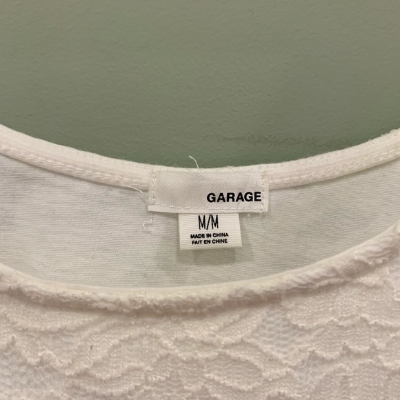 GARAGE peplum quarter sleeve shirt🤍 - Picture 3 of 3